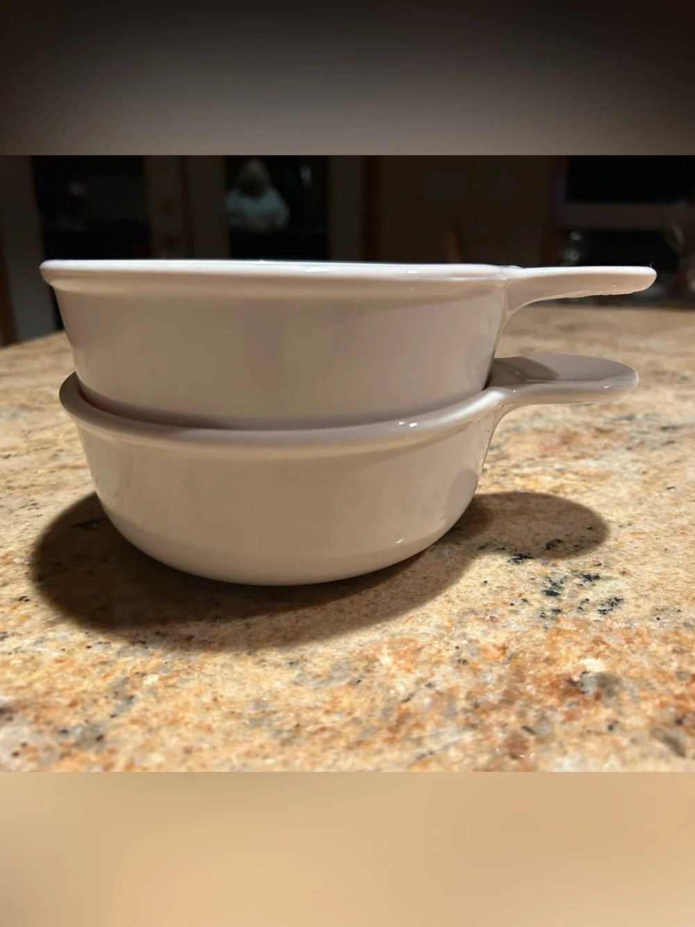 Corning ware “Grab-It” #P-150-B Set of (2)Frost White Bowls 0.4L liter 15oz 1PT